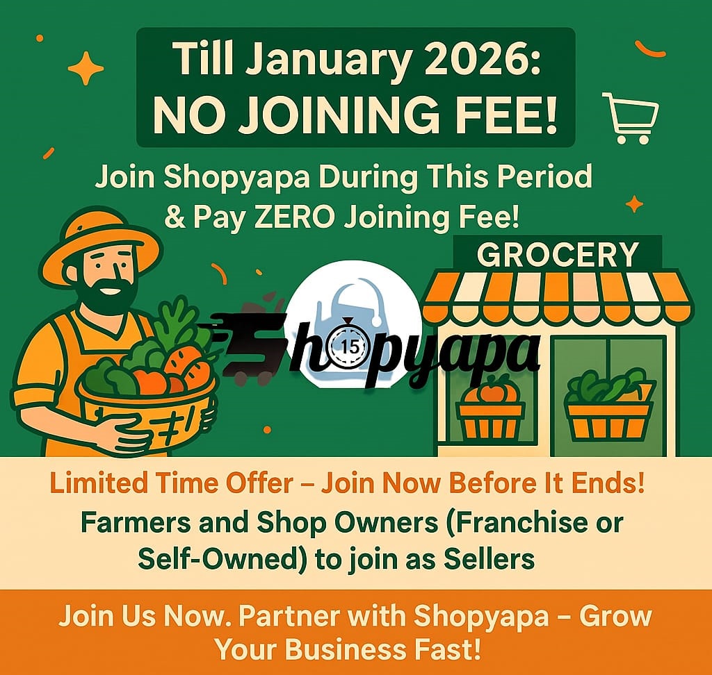 Join Shopyapa as a partner or farmer